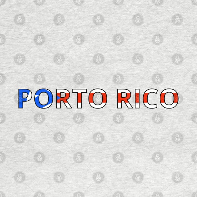 Drapeau Porto Rico by Pixelforma